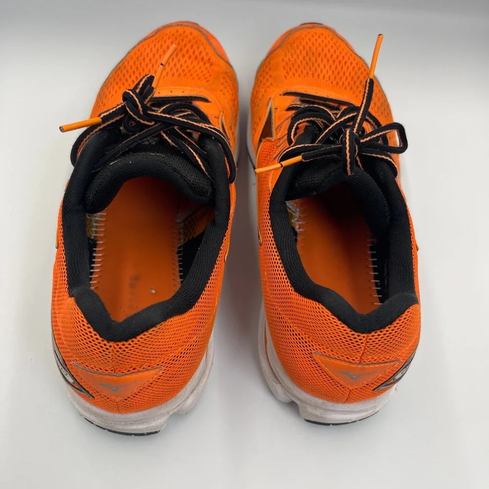 Mizuno Wave Rider 20 Clownfish Men's 11 Orange Black Running Shoes J1GC170313